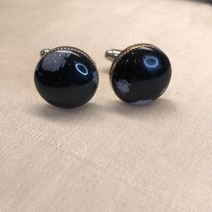 Vintage Glass Button Cufflinks